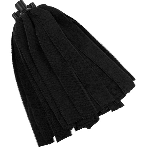 Socket Mop, Black, Microfibre, Cut Style Equipex