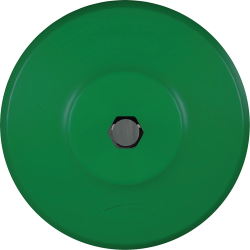 Brosse ronde HyDrive pour perceuse, Soies Tr&egrave;s ferme, Longueur de 3-1/10", Vert Equipex