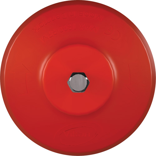 Brosse ronde HyDrive pour perceuse, Soies Tr&egrave;s ferme, Longueur de 3-1/10", Rouge Equipex