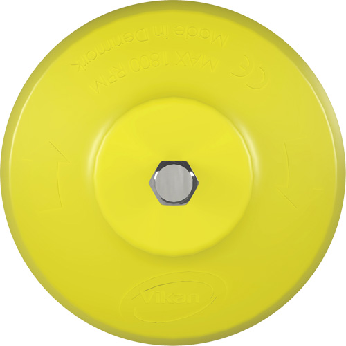 Brosse ronde HyDrive pour perceuse, Soies Tr&egrave;s ferme, Longueur de 3-1/10", Jaune Equipex