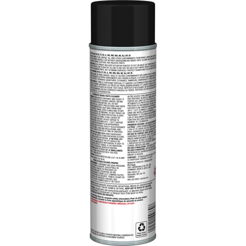 Nettoyant pour pi&egrave;ces de freins Pro Line avec tr&egrave;s faible teneur en COV, Canette a&eacute;rosol Equipex