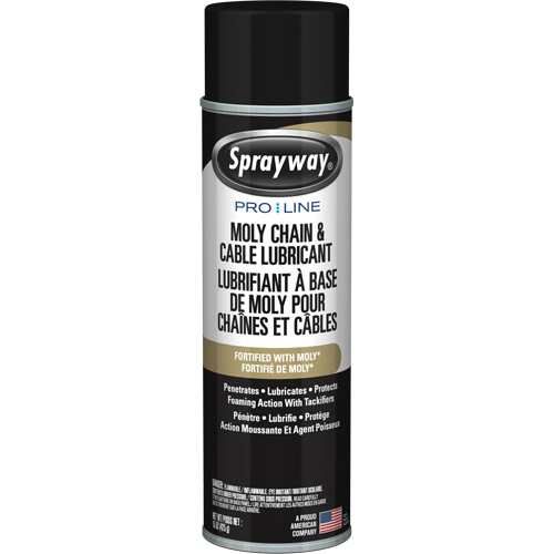 Pro Line Moly Chain & Cable Lubricant, Aerosol Can Equipex