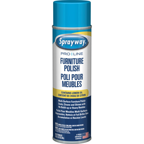Pro Line Furniture Polish with Lemon Oil, 19 oz., Aerosol Can Equipex