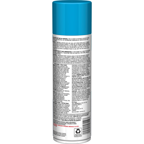 Nettoyant pour vitres Pro Line sans ammoniaque, au parfum frais, 19 oz., Canette a&eacute;rosol Equipex