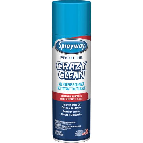 Pro Line Crazy Clean&reg; All Purpose Crazy Cleaner, 19 oz., Aerosol Can Equipex