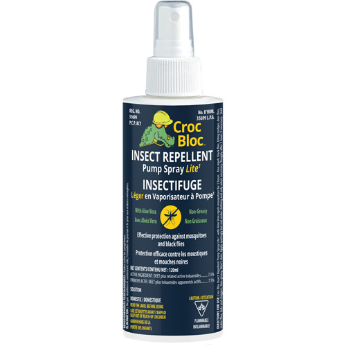 Insectifuge, DEET &agrave; 10 %, Vaporisateur, 40 oz Equipex