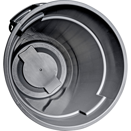 Grey Titan Garbage Container, Plastic, 20 US gal. Equipex