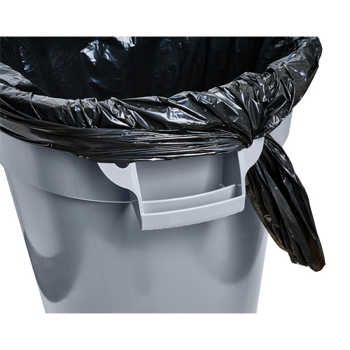 Grey Titan Garbage Container, Plastic, 20 US gal. Equipex