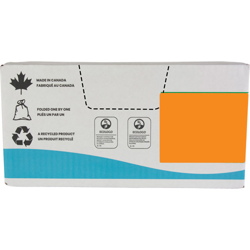 Industrial Garbage Bags, Strong, 35" W x 50" L, 0.9 mils, Blue, 194 L (44 Gal.) Capacity Equipex