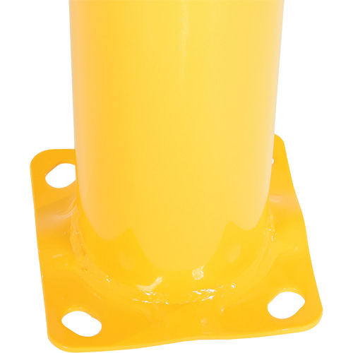 Bollard, Steel, 42" H x 5-1/2" W, Yellow Equipex