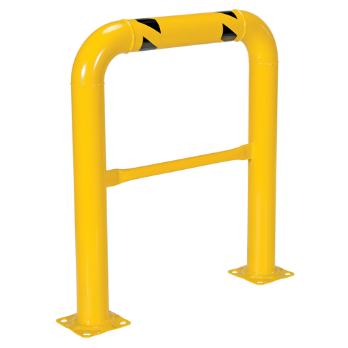 High Profile Machinery Guards, 3' W x 3.5' H, Yellow Equipex