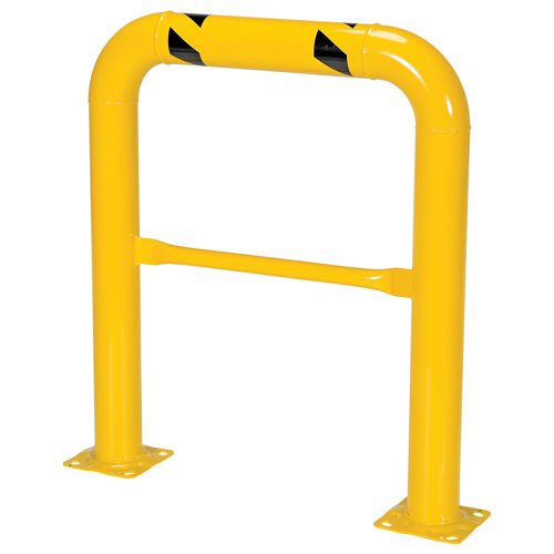 High Profile Machinery Guards, 3' W x 3.5' H, Yellow Equipex