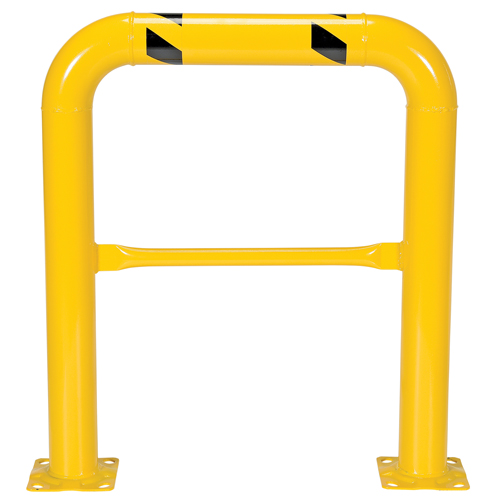 High Profile Machinery Guards, 3' W x 3.5' H, Yellow Equipex