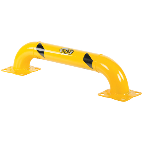 Low Profile Rack Guards, 3' W x 0.75' H, Yellow Equipex