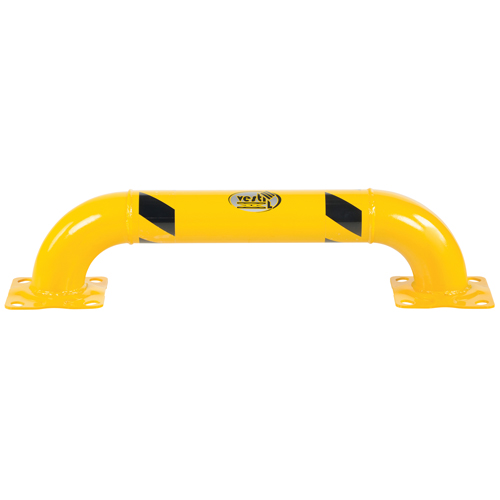 Low Profile Rack Guards, 3' W x 0.75' H, Yellow Equipex