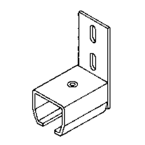 Curtain Partition Wall Mount End Connector Equipex
