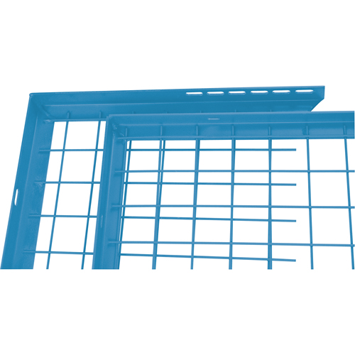 Wire Mesh Partition Components - Adjustable Filler Panels Equipex