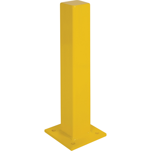 Heavy-Duty Bollards, Steel, 36" H x 4" W, Yellow Equipex