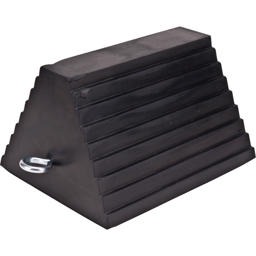 Cale de roue, 9" x 8" x 6", Noir Equipex
