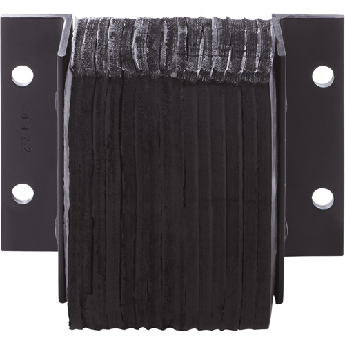 Butoirs de quai lamell&eacute;s, Horizontal, Caoutchouc, 12" la x 6" p x 12" h Equipex