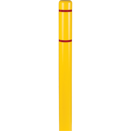 Capuchons en polyethylene pour borne de protection, 4-1/2" dia. x 52" l, Jaune Equipex