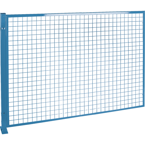 Perimeter Guards - Mesh Style, 4' H x 8' W, Blue Equipex
