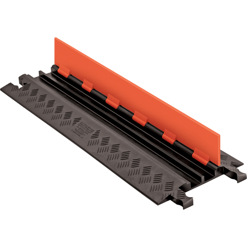 Protecteur de c&acirc;ble &agrave; profil bas Guard Dog, 2 canaux, 36" lo x 11,94" la x 1,25" h Equipex