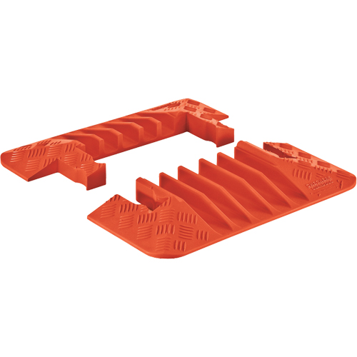 Guard Dog&reg; 5-Channel Heavy Duty Cable Protector - End Caps Equipex