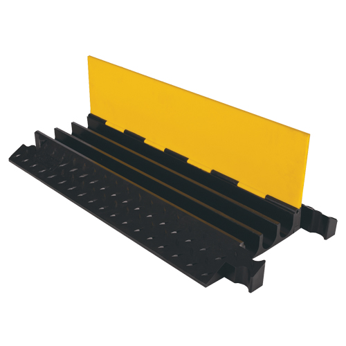 Yellow Jacket&reg; Heavy Duty Cable Protector, 3 Channels, 36" L x 18.5" W x 2.875" H Equipex