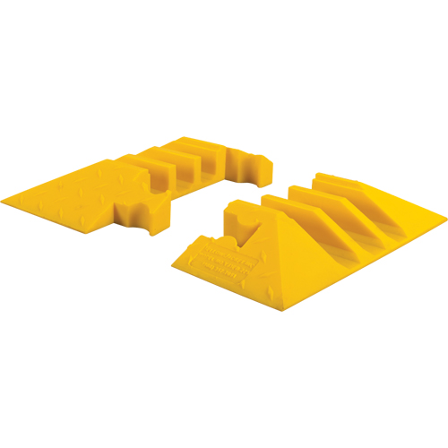 Yellow Jacket&reg; 3-Channel Heavy Duty Cable Protector - End Caps Equipex