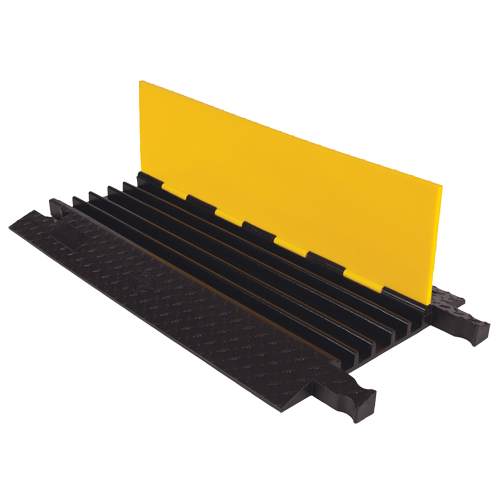 Yellow Jacket&reg; Heavy Duty Cable Protector, 5 Channels, 36" L x 19.75" W x 1.875" H Equipex