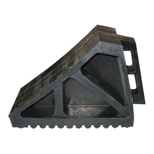 Cale de roue, 10-5/8" x 7" x 4-1/2", Noir Equipex