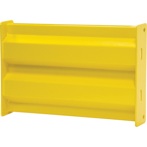 Barri&egrave;re de s&eacute;curit&eacute; de qualit&eacute; industrielle, Acier, 19" lo x 12" h, Jaune s&eacute;curit&eacute; OSHA Equipex
