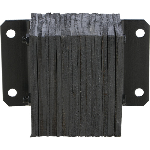 Butoir de quai lamell&eacute;, Horizontal, Caoutchouc, 12" la x 6" p x 10" h Equipex