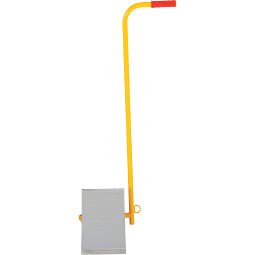 Cale de roues en aluminium avec poign&eacute;e, 7" la x 11-7/8" p x 7-11/16" h Equipex