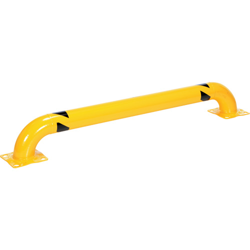 Protecteur de r&acirc;telier &agrave; profil bas, 5,3' la x 0,74' h, Jaune Equipex