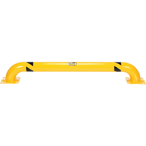 Protecteur de r&acirc;telier &agrave; profil bas, 5,3' la x 0,74' h, Jaune Equipex