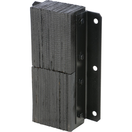 Butoir de quai lamell&eacute;, Vertical, Caoutchouc, 13-1/4" la x 4-1/2" p x 20" h Equipex