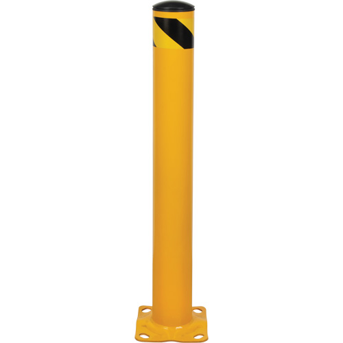 Butoir, Acier, 36" h x 4-1/2" la, Jaune Equipex