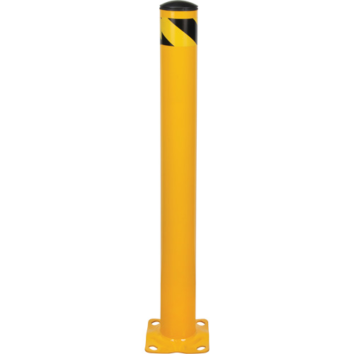 Butoir, Acier, 42" h x 4-1/2" la, Jaune Equipex