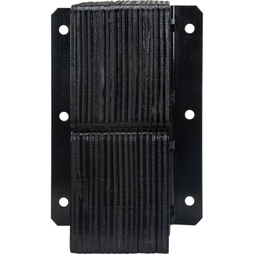 Laminated Dock Bumpers, Vertical, Rubber, 11" W x 6" D x 20" H Equipex