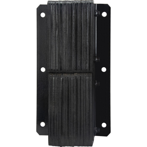 Laminated Dock Bumpers, Vertical, Rubber, 11" W x 4" D x 24" H Equipex