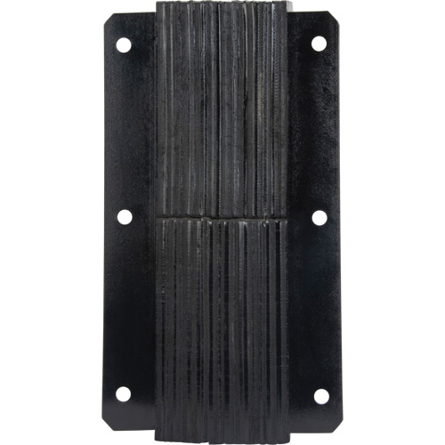 Laminated Dock Bumpers, Vertical, Rubber, 11" W x 4" D x 24" H Equipex