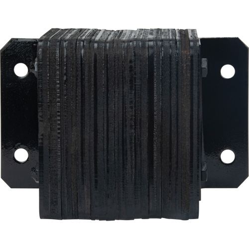 Butoirs de quai lamell&eacute;s, Horizontal, Caoutchouc, 12" la x 4" p x 10" h Equipex