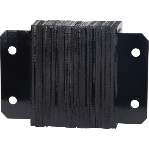 Butoirs de quai lamell&eacute;s, Horizontal, Caoutchouc, 12" la x 4" p x 10" h Equipex