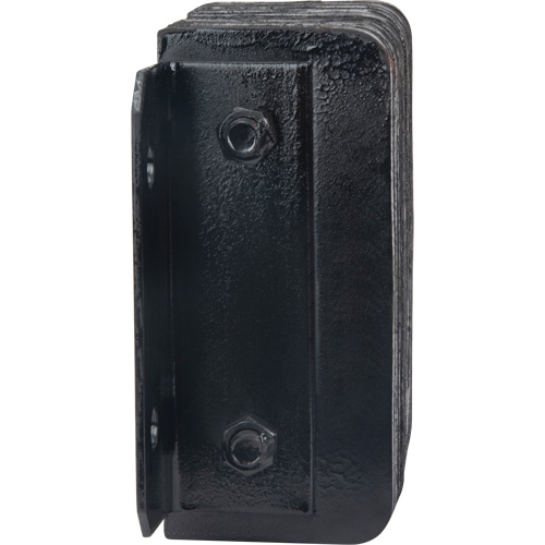 Butoirs de quai lamell&eacute;s, Horizontal, Caoutchouc, 12" la x 4" p x 10" h Equipex