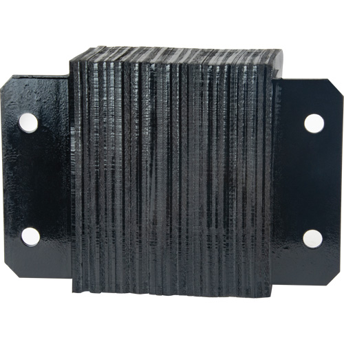 Butoirs de quai lamell&eacute;s, Horizontal, Caoutchouc, 12" la x 6" p x 10" h Equipex