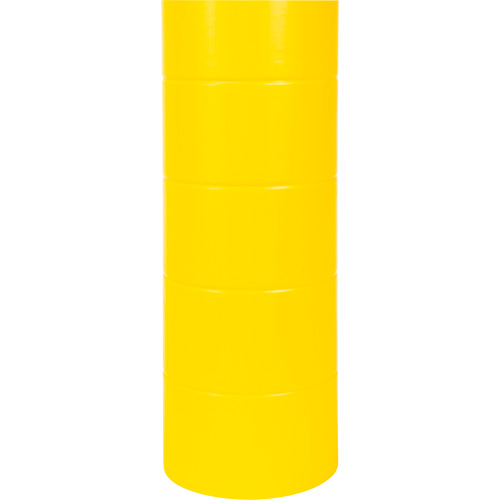 Capuchon en poly&eacute;thyl&egrave;ne pour borne de protection, 6-5/8" dia. x 60" l, Rouge/Jaune Equipex