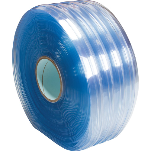 Low-Temperature Ribbed Strip Curtain, 164' x 8" x 0.080" Equipex