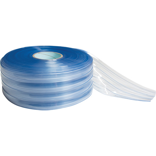 Low-Temperature Ribbed Strip Curtain, 164' x 8" x 0.080" Equipex